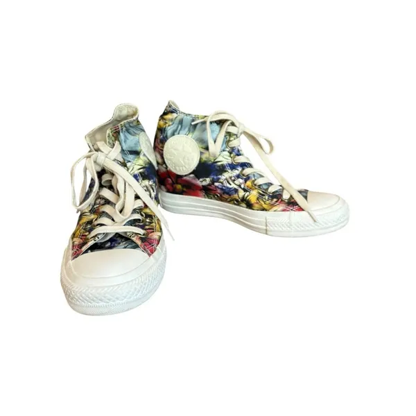 Converse Chuck Taylor All Star Lux Hi Floral Hidden Heel Wedge Womens Size 7 - Image 10