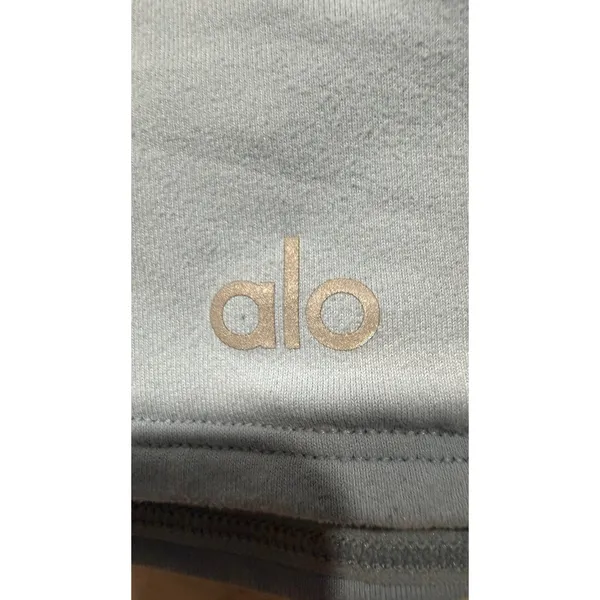 Alo Yoga Womens One Shoulder Sports Bra Light Blue Size S W5682R - Image 4