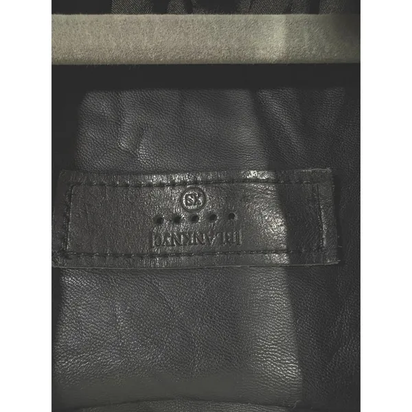 BlankNYC Black Vegan Leather Asymmetrical Moto Jacket XS - Image 2
