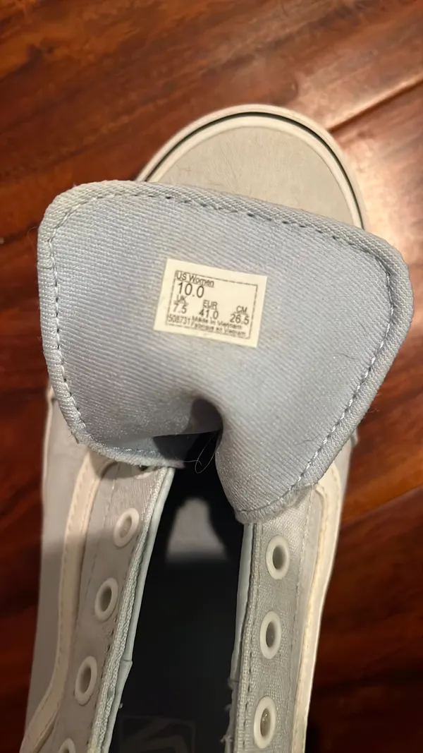 Light Blue Vans  - Image 5