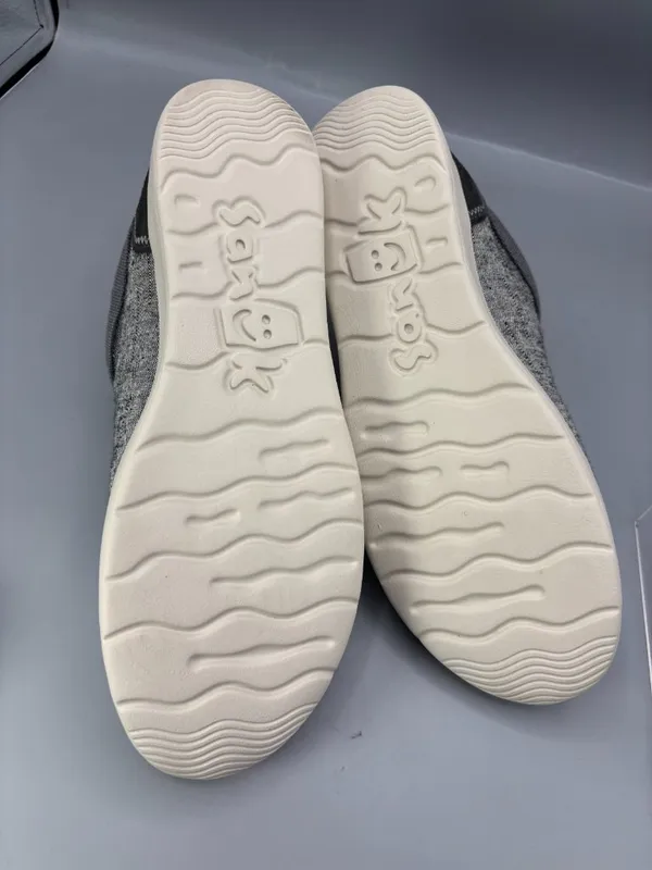 Sanuk Shaka Lite 2 SL Wool Casual Shoes Women's 9.5 Gray Canvas Comfort 1152130 - Image 5