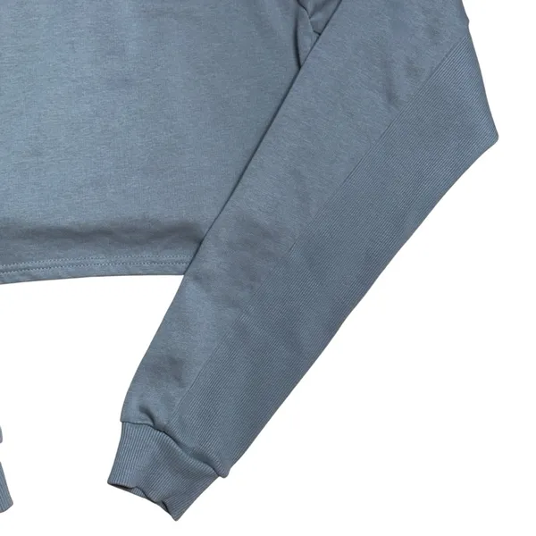 Gymshark Stone Grey Long Sleeve Cropped Sweater Womens L - Image 6
