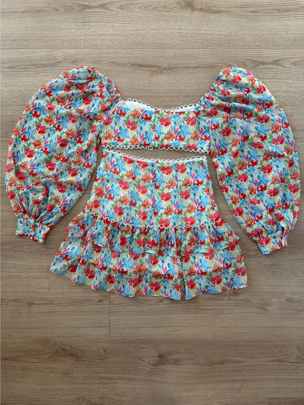 Shein Floral Two-Piece Skirt Set - Image 2