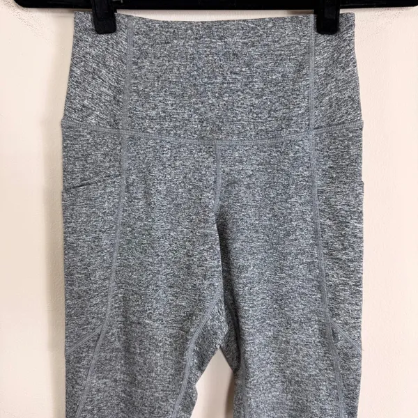 Quince Ultra-Soft High-Rise Pocket Legging Heather Grey DKBIZ01 Small NWT - Image 5