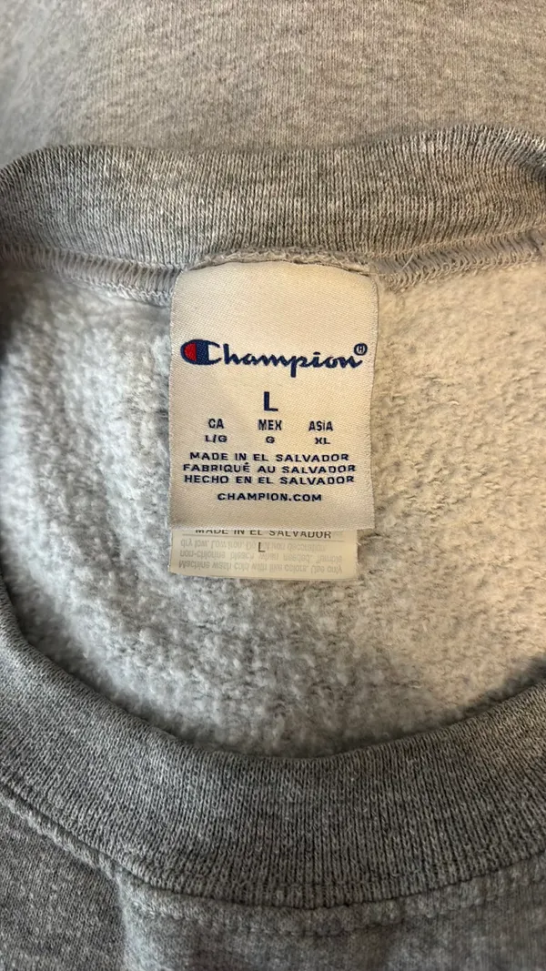 Champion Grey Penn State Crewneck  - Image 4
