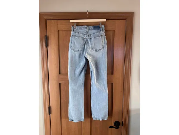 Abercrombie & Fitch The 90’s Straight Ultra High Rise Curve Jeans Women’s 26/2S - Image 6