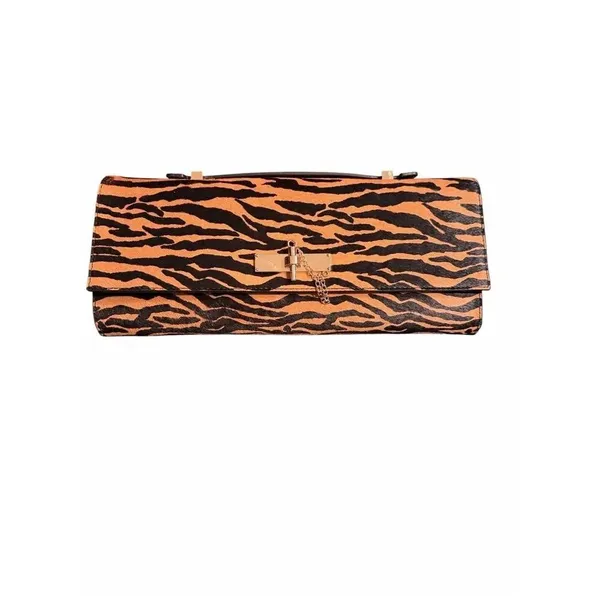 Aldo Tiger Print Brown & Black Top Handle/Crossbody Bag.NWOT - Image 4