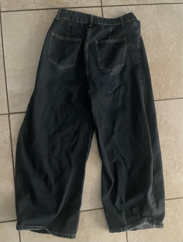 Black baggy jeans Size M - Image 2