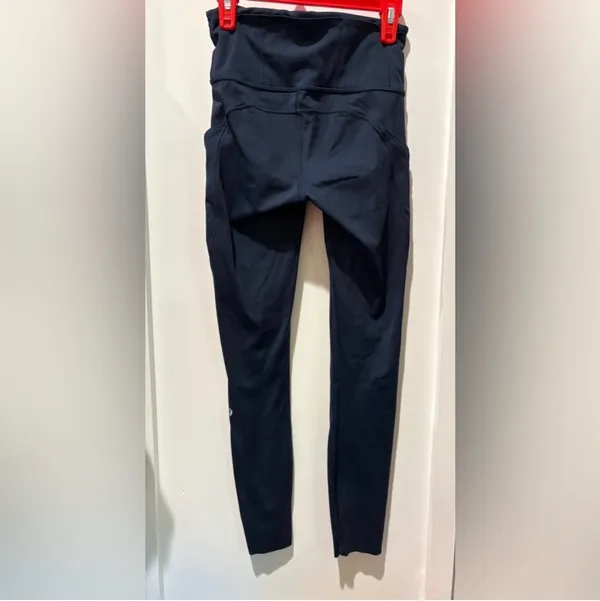 Lululemon Align High-Rise Navy Leggings - Image 2