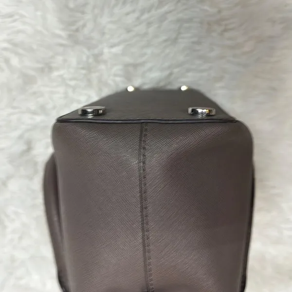 Michael Kors Brown Satchel Saffiano Leather - Image 3