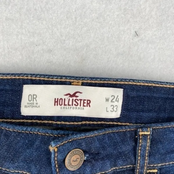 Hollister Stretch Dark Wash Denim Skinny‎ Jean - Image 8