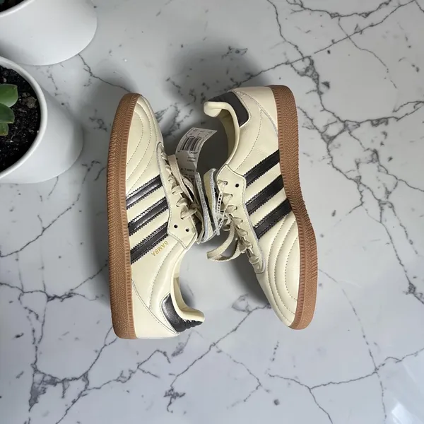 adidas‎ Originals Samba LT W Women's Long Tongue Cream Black Gum Size 6.5 JP6143 - Image 4