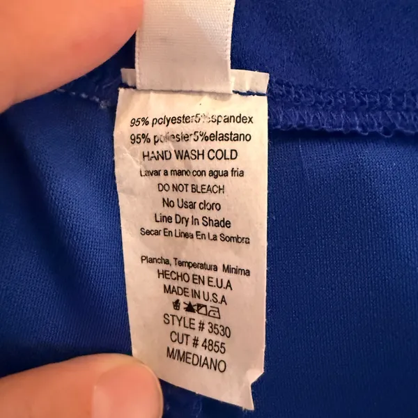 Royal Blue NWOT Fitted High Rise Stretch Flared Women's Pants - Image 8