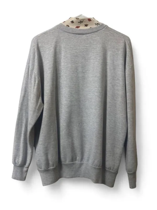 Vintage fall bear sweatshirt Gray Size M - Image 4