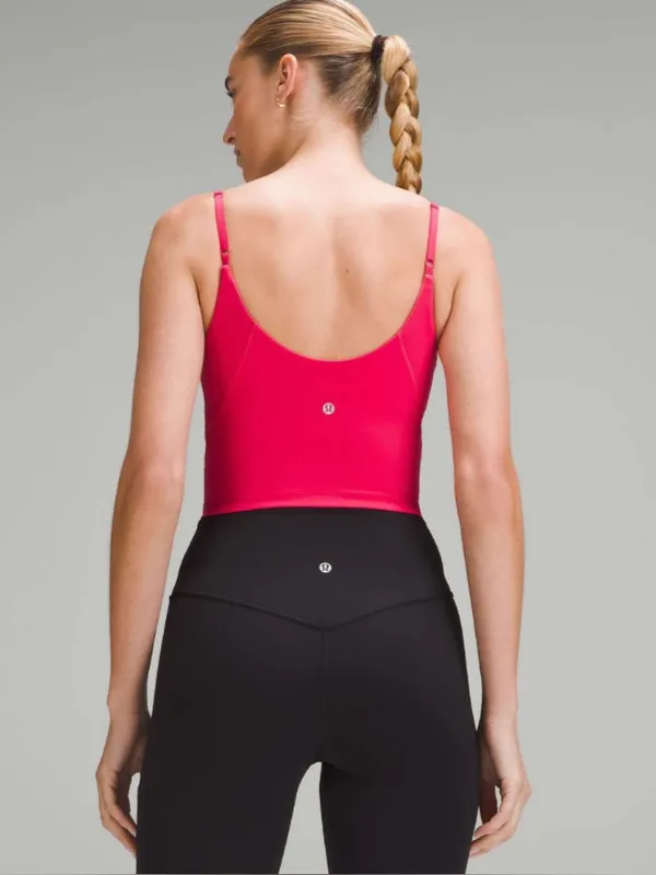 Lululemon Align Cropped Cami Tank Top Light Support Sz 0 - Image 4