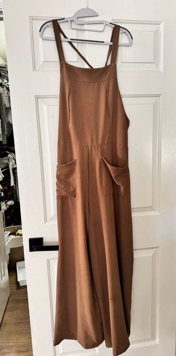 Bucket List Brown Jumpsuit - Image 4