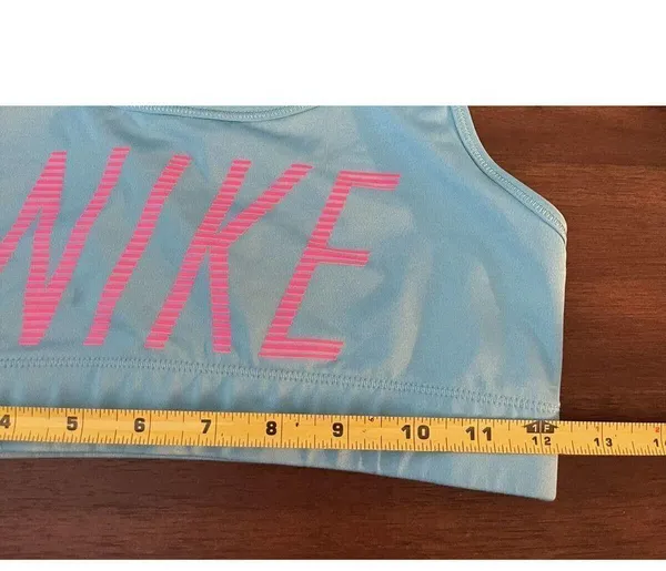 Nike DRIFIT Victory Compression Medium-Impact Sports Bra Size SmallBlue Pink - Image 4