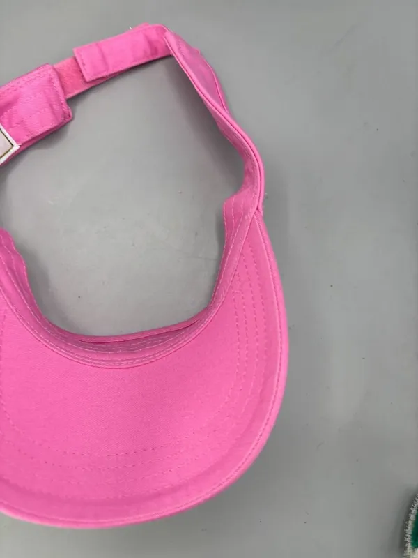 Masters American Needle Visor Hat Womens Pink Golf Tournament Hook & Loop - Image 6