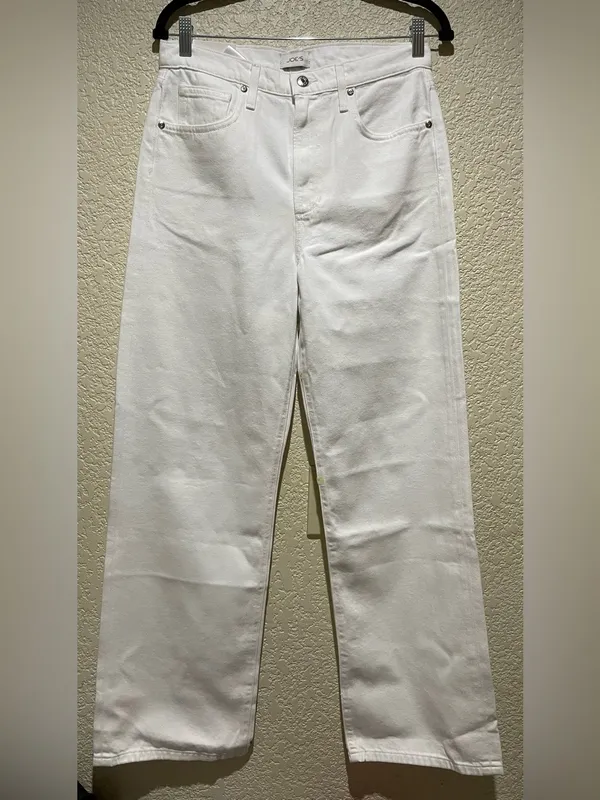 Joe's Jeans NWT The Ryan Low Slung Baggy White Wide-Leg Jeans Size 25 - Image 5