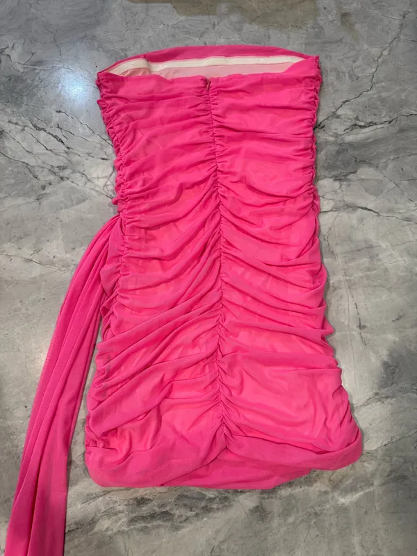 Amanda Uprichard Anja Strapless Mini Dress - Image 4
