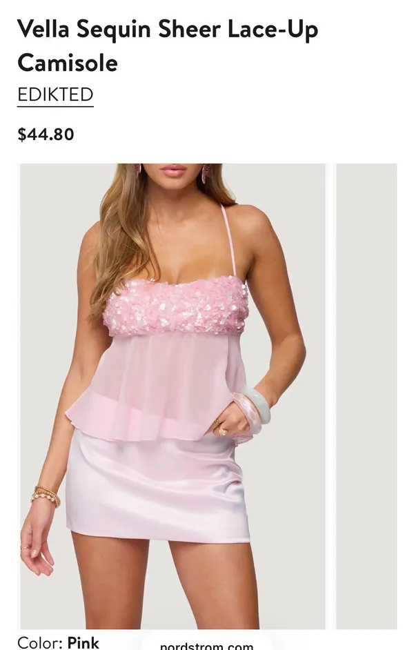 Edikted Sequin Top - Image 4
