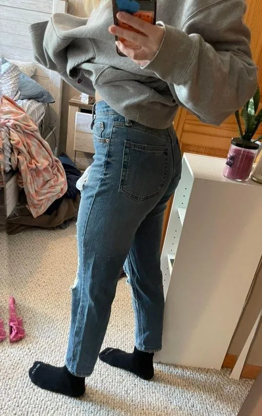 Wild Fable Blue Mom Jeans - Image 2