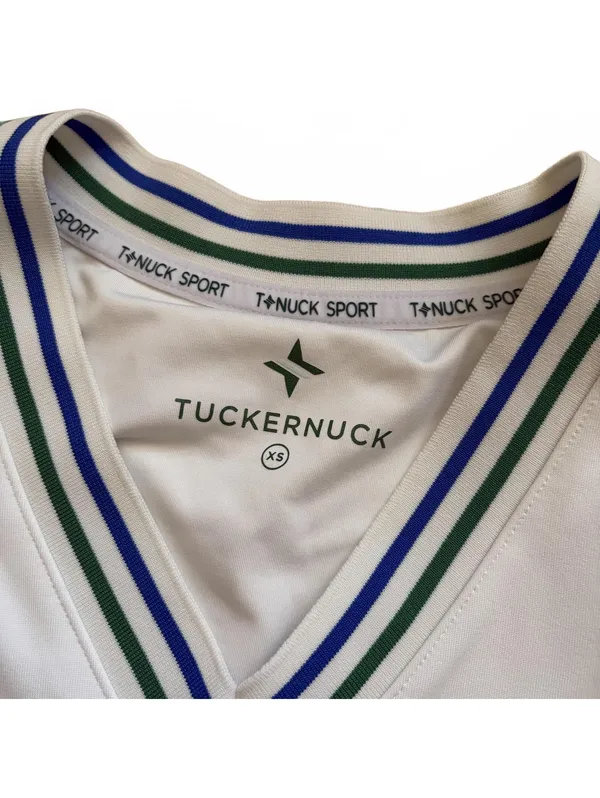 Tuckernuck Kemper Tennis Dress Stripe Performance Jersey Women's Size XS - Image 6