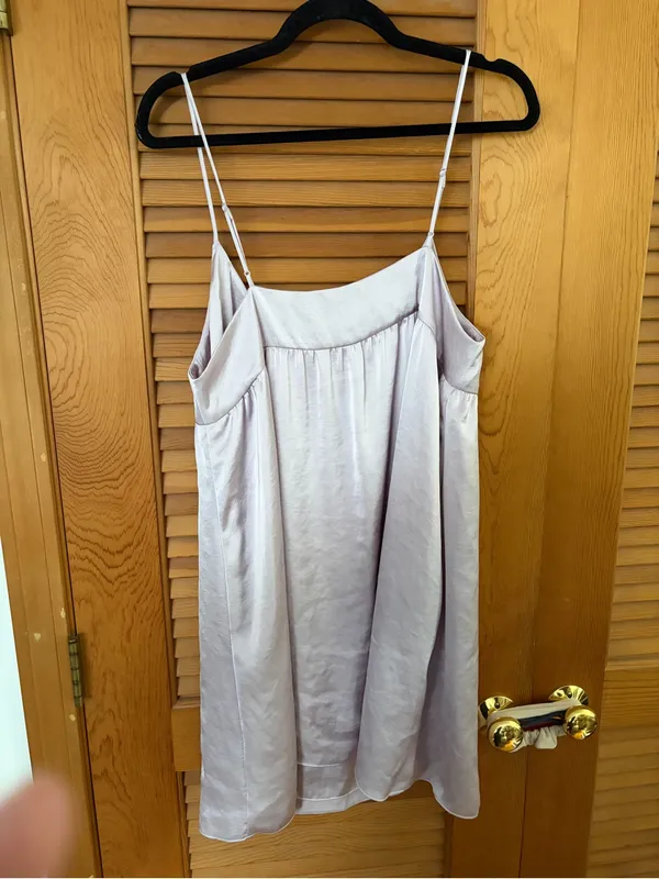 Aritzia Wilfred lovers satin dress mini size Large - Image 9