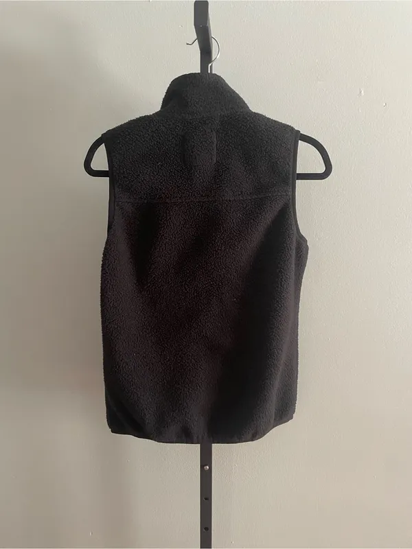 Dakini Black Fleece Vest Size Small - Image 2