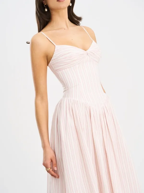 Miss Circle Zania Cotton Midi Dress NEW! Small - Image 3