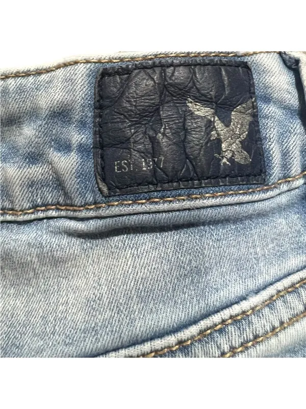 American Eagle Outfitters Super Stretch Hi Rise Denim Shorts Size 2 - Image 3