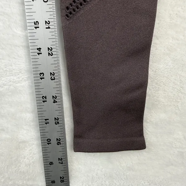 Alo Yoga Womens Seamless High-Waist Radiance Legging Dark Plum Espresso Size‎ M - Image 5