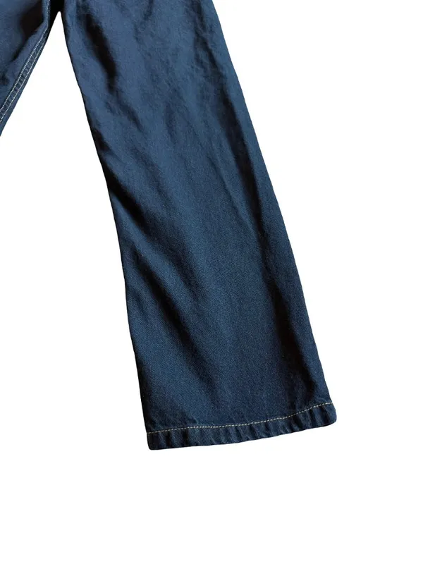 We The Free Navy Blue Cotton Overalls Pants Classic Layering Size XS Women's - Image 8