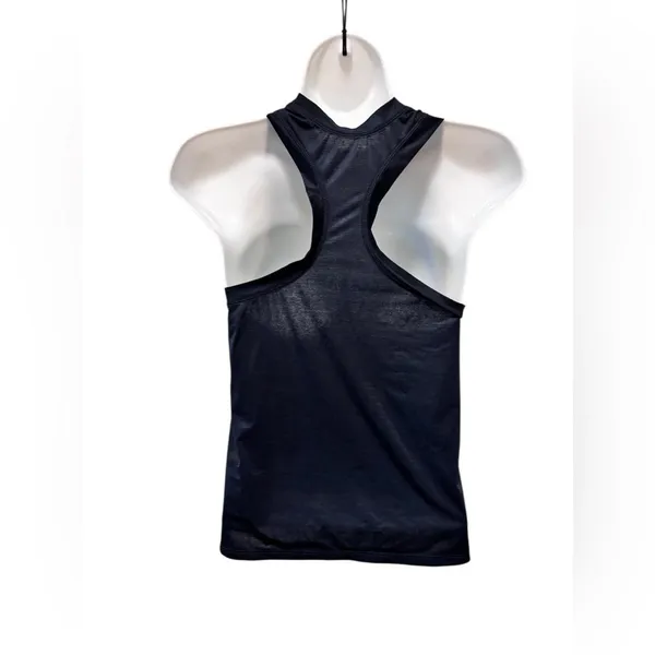 Vuori Crewneck Racerback Waist Length Tank Black Sz M Relaxed Fit Performance - Image 2