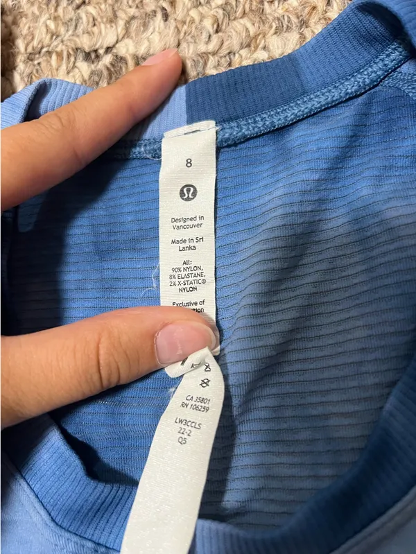 Lululemon Swiftly Tech Short Sleeve Blue  - Image 4