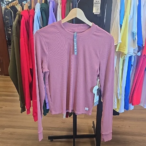Vuori Men's Dusty Rose Crewneck Sweater - Image 3