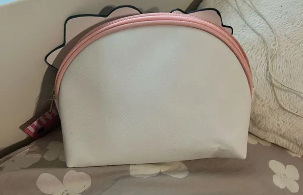 Hello Kitty Pink and White Floral Clutch - Image 2