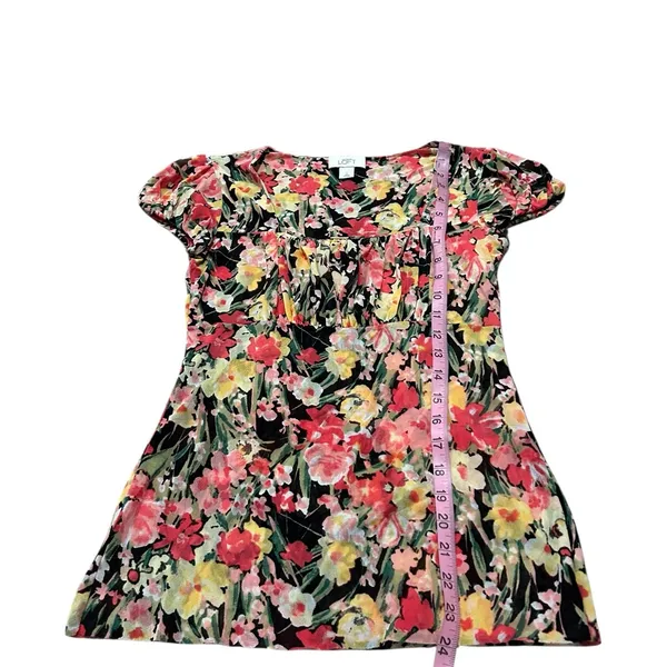 LOFT y2k floral blouse - Image 2