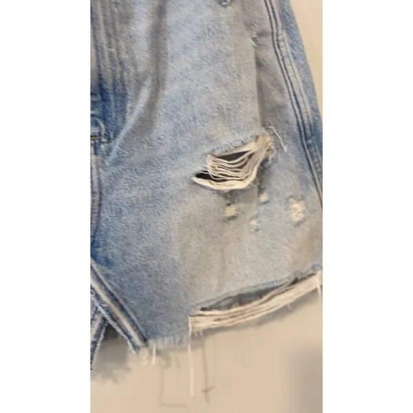 Y2k Abercrombie & Fitch Zoe Natural Rise Vintage A-Line Denim Skirt Size 8 2691 - Image 4