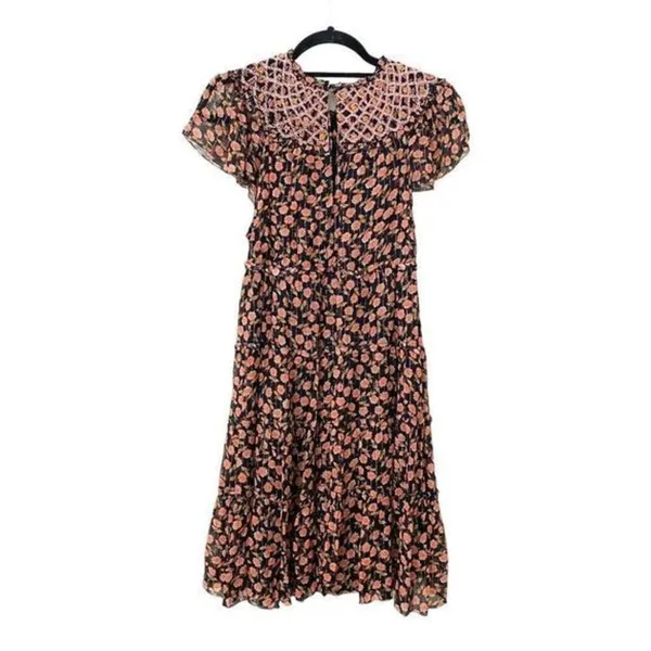 SAYLOR Priti Floral Mini Dress Sz Med‎ - Image 4
