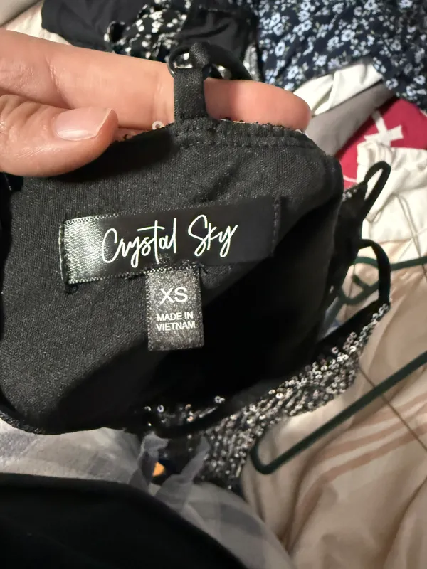 Sparkly Mini Dress Size XS - Image 3