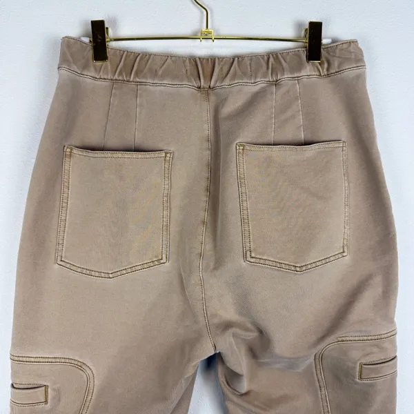 Anthropologie Pilcro‎ The Hiker Utility Leggings Slim Tan Pant Khaki Size Medium - Image 11