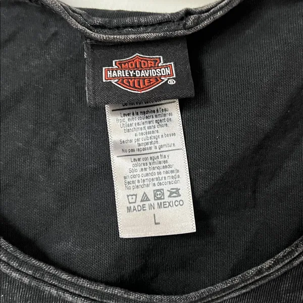 Bourbon Street Harley-Davidson Laced Women's Tank Top 100% Cotton Sz Lg - Image 3