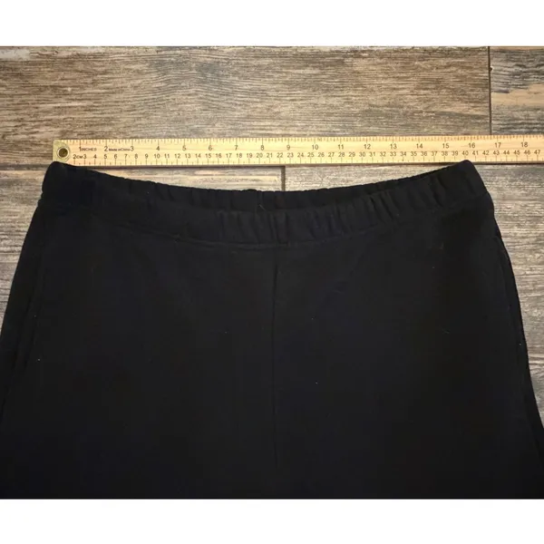 Parke Black Fleece‎ Lined Jogger Sweatpants Elastic Waist L/XL Lounge Cozy - Image 4