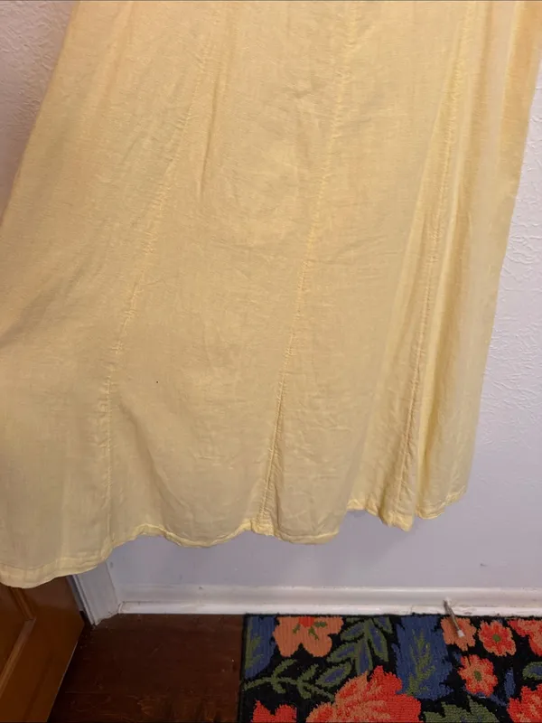 🌼🌼🌼BOGOHO🌼🌼🌼Old Navy Yellow Sleeveless Summer Dress-Small - Image 11