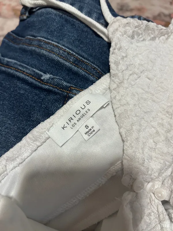 Kirious White Ruffle Top - Image 3