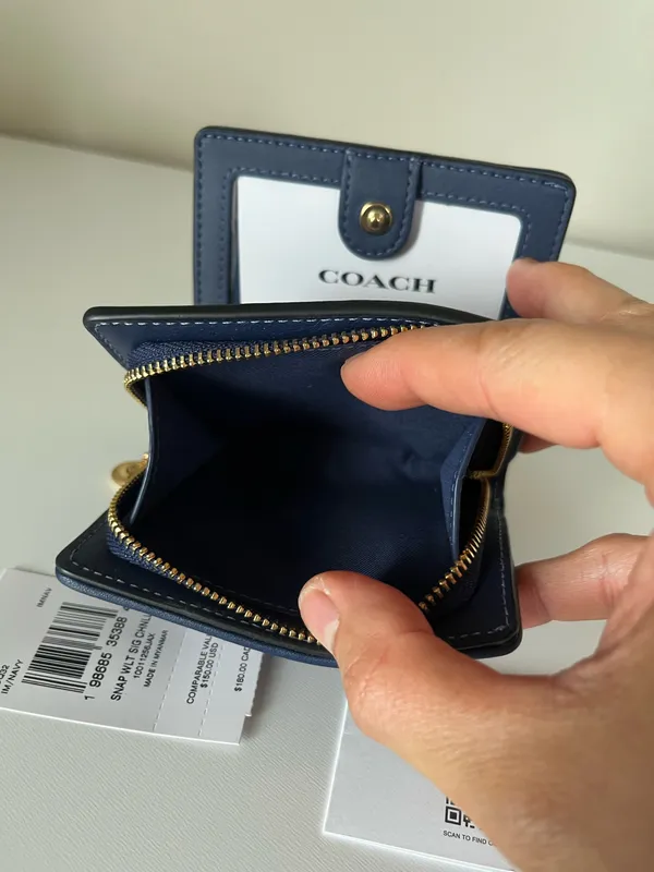 Coach Snap Wallet In Signature Chenille - Image 6