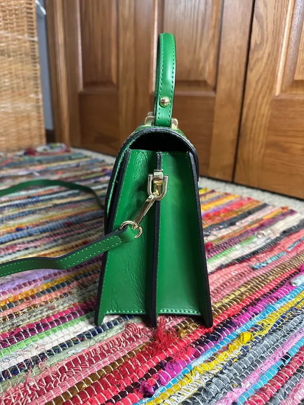 Green crossbody purse - Image 6