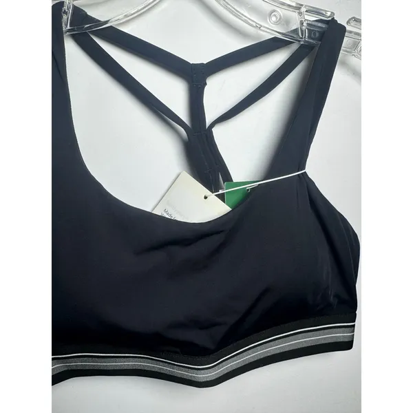 Halara Black Crisscross Sports Bra Women’s Athletic Workout Crop Top Small NWT - Image 4