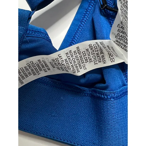 Savage X Fenty Hotline Plus Size 2X Sports Bra Blue Cutout Activewear - Image 7